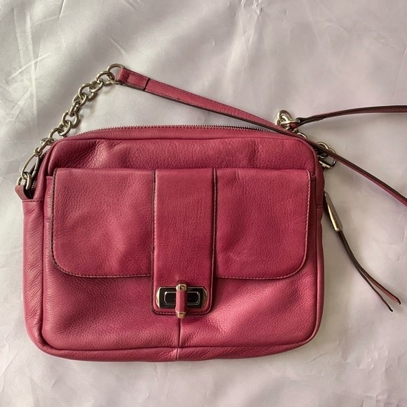 Handbags - B. Makowsky Purple Messenger Style Crossbody Bag